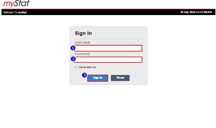 2.1.3. Enter Username and Password i. Enter Username and Password. ii.