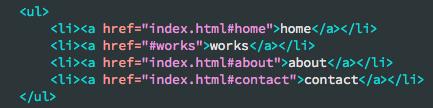 CREATE A works.html PAGE [ HTML ] :: Open index.html and Save As works.