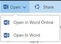 Open in Word Online offers basic editing functionality, this is fine for basic editing.