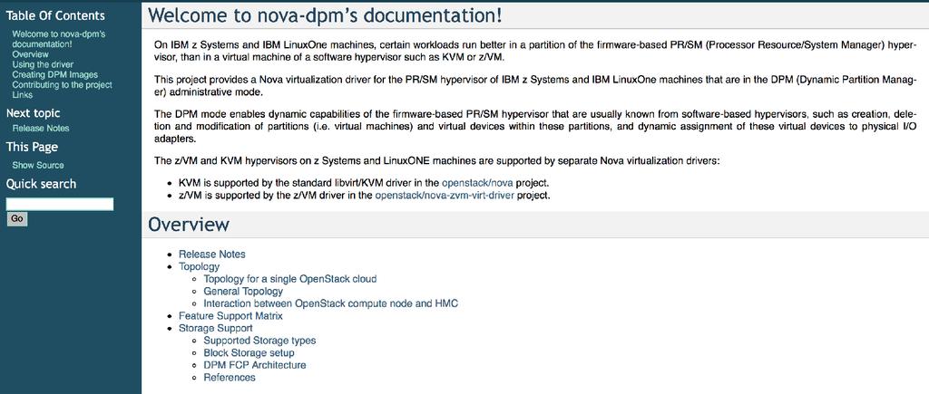 Documentation Documentation is hosted in http://nova-dpm.readthedocs.
