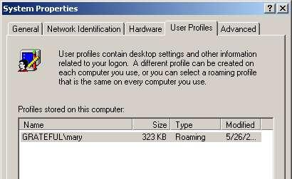182 Linux Transfer for Windows Network Admins Setting up a roaming profile Roaming profiles allow users to get the same look and feel on their desktops when they log in from any Windows NT/2000/XP