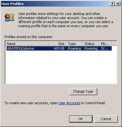 190 Linux Transfer for Windows Network Admins Setting up a roaming profile Roaming profiles allow users to get the same look and feel on their desktops, when they log in from any Windows NT/2000/XP
