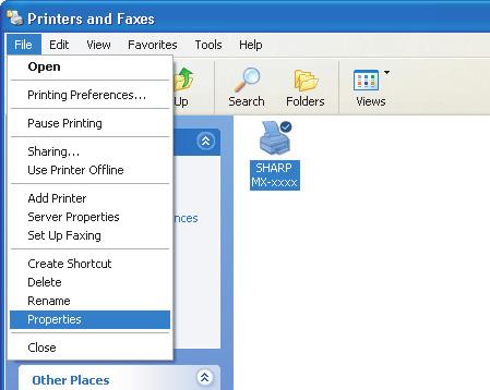 (Settings selected in the printer driver properties window when printing from an application remain in effect only while the application is in use.