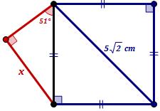 5. In right triangle SRT shown in the diagram, angle T is the right angle and m R = 34. Determine the approximate value of a b. 6.