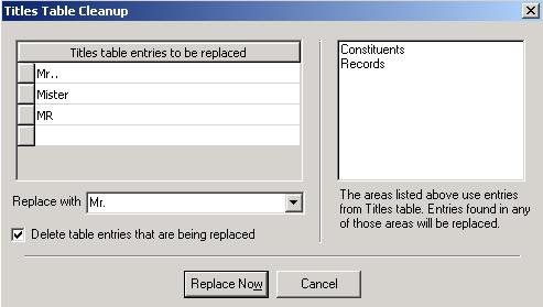 Also... Get rid of misspellings & duplicates Straighten-up your drop-downs Standardize the Database Code Table Security!