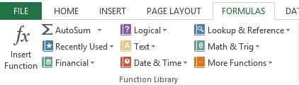 Built-in Functions Functions are special routines provided by Excel to do simple and complex calculations.