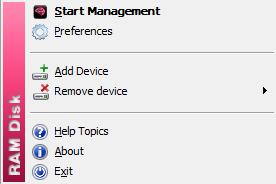with the right mouse button. 8. Select Remove Device menu item from the pop-up menu that appears.