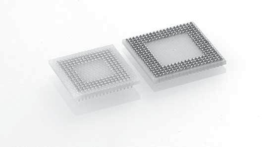 BALL GRID ARRAY SOCKETS 1.27 mm GRID / SURFACE MOUNT / SOCKET AND ADAPTER Ball grid array sockets and adapters, surface mount.