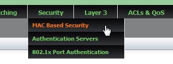 Chapter 16: MAC Address-based Port Security Displaying MAC Address-based Port Security Settings To display the MAC address-based port security settings, do the