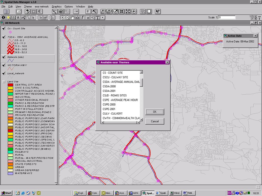 Spatial Manager To start the Spatial Manager application, first open ArcMap and then open the Spatial Manager extension.