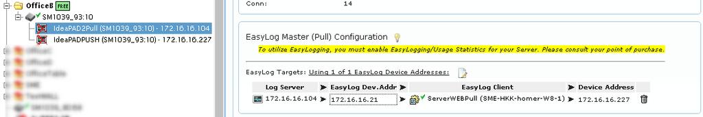 2.5. EasyService switch to BRONZE The new EasyLogging service is installed as a license and will enable both EasyLogging and Usage Statistics and one and the same license.