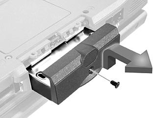www.dell.com support.dell.com Hard Drive bottom of computer 5-mm screw hard drive door NOTICE: Disconnect the computer and attached devices from electrical outlets and remove any installed battery.