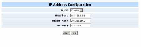 2-4-1. IP Address 24-Port 10/100Base-TX Layer 2 Switch 1. The user can configure the IP Settings.