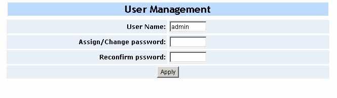 Using this page, user can configure and add the Access Control List of IP addresses which is granted to access