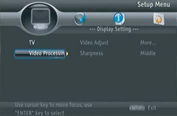 Application Blu-Ray Disc Player 1. TV Screen: Selects the display mode for the TV. 2.