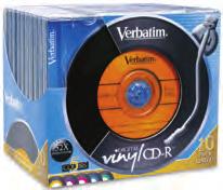 V94554 Verbatim CD-R Printable Verbatim Printable CD-R discs provide