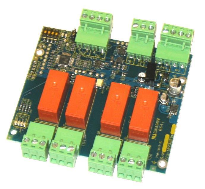Peripheral Relay The Programmable 4-Way Relay Card is an optional peripheral unit that provides four individually programmable relay output circuits.
