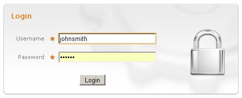 2 Login procedure To login in to your CCP, enter the username & password defined during the CCP Installation process.