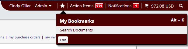 Once you get more than one page bookmarked you can change the order they
