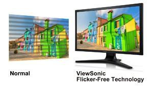 Blue Light Filter for More Comfortable Viewing ViewSonic monitors feature a Blue Light Filter setting that allows users to adjust the amount of blue light emitted from the screen,