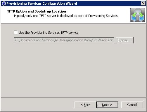 Provisioning Server TFTP Because the TFTP server is hosted on the