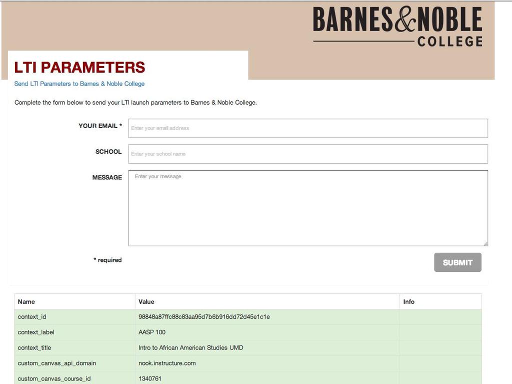 This will send a request to Barnes & Noble College and help us ensure no connectivity issues exist between Barnes & Noble College and