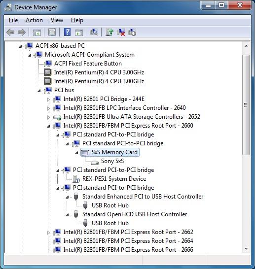 mark which was on PCI Express Root Port - 2660 is not displayed