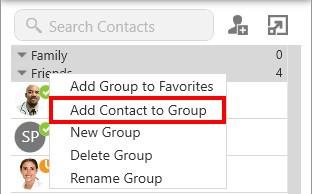 It indicates that you are sharing presence information using this address. The address is shown in the list in the Primary presence field.
