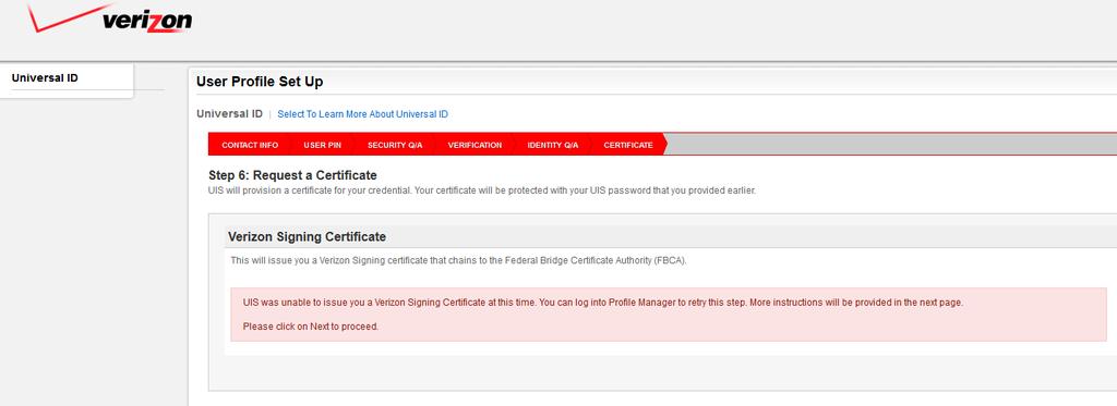 Verification was Unsuccessful: 1. If online verification was unsuccessful the prescriber will see the below screen with the following message appearing in the red highlighted box.