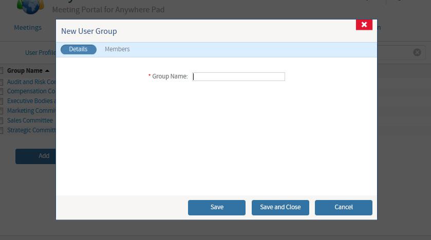 Administrator s Manage Groups User Guide Groups Introduction to Groups User groups are a convenient way to manage access rights across different sets of users, e.g. finance subcommittee or membership committee.