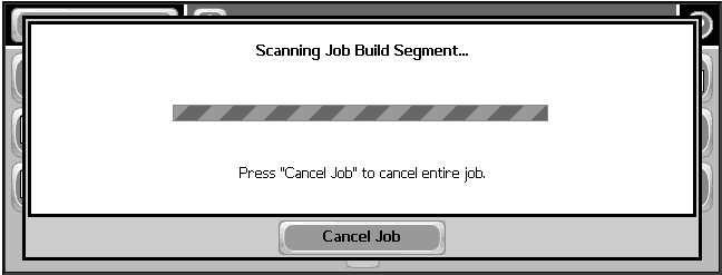 After pressing Start Scan, the following screen will