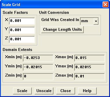 (a) Select mm in the Grid Was Created In drop-down list. (b) Click Scale and close the panel. 4. Display the grid (Figures 8.2). Display Grid.