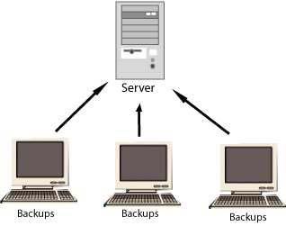 The software which manages and coordinates a network called the network operating system usually backups data time to time (figure 9.5).