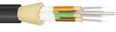 9.2.1.3 Fiber-optic cable The core of a fibre-optic cable contains dozens or even hundreds of very thin glass/plastic strands.