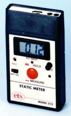 1.0 GENERAL DESCRIPTION The Model 211 and 212 Static Meters, shown in Figures 1.0-1a and b, are accurate, compact electrostatic field meters used for locating and measuring static charge potentials.
