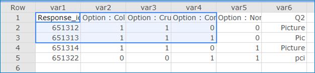 Switch between open dialog windows by selecting the window you want to access through the StatCrunch > Results menu option Select multiple cells