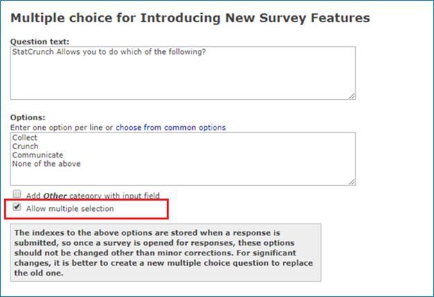 New Survey Features Surveys can now accompany an additional question type and include images.