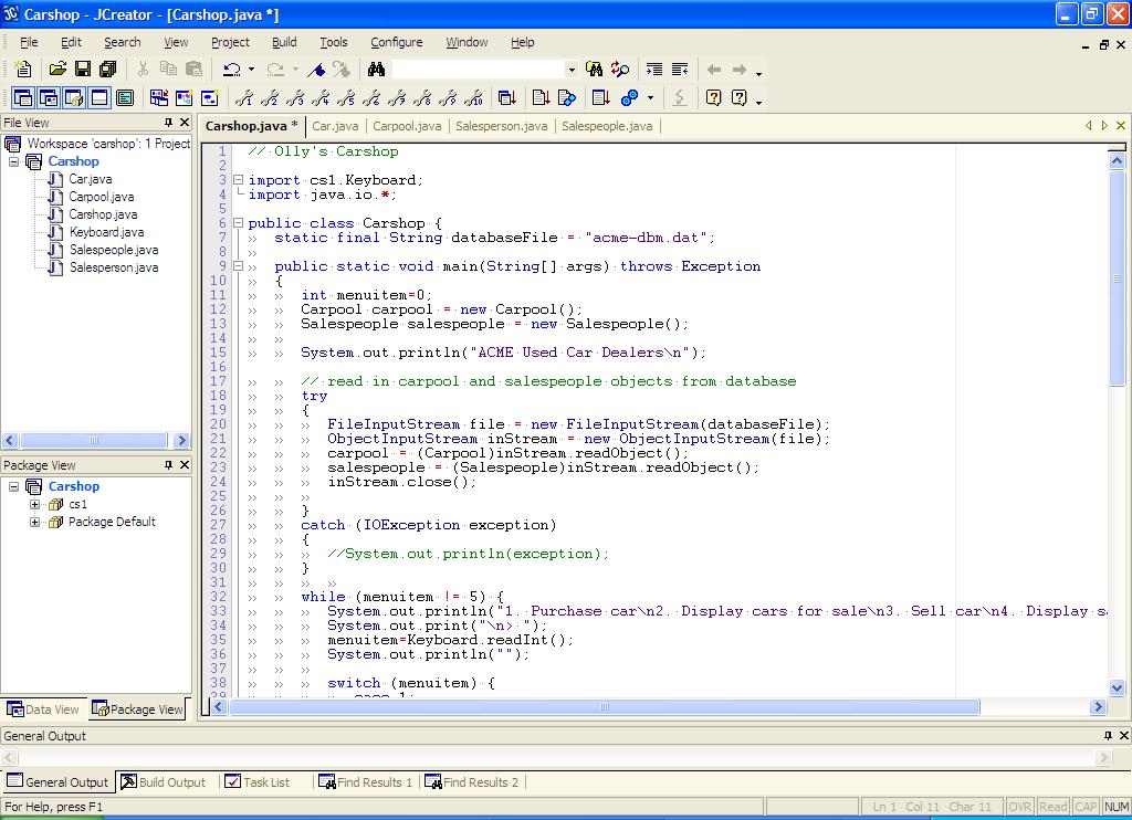 Use Scanner, not Keyboard! MyDriverClass.java File to read objects from MyDriverClass.
