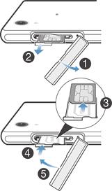 1 Insert a fingernail into the gap between the memory card cover and the device, then detach the memory card cover.