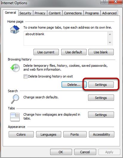 Smarter Cache Settings - Begin If you're on dial-up, you can stop here because these settings will actually make the web very slow for you.