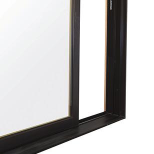 jamb fillers and frame cladding match clad door panels GLASS & GLAZING A wide variety of glazing options available including triple glazed Heat-Smart Double, Heat-Smart Triple, and Tranquility.