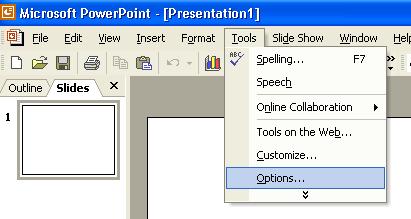 menu. <> Change security option of Microsoft PowerPoint.