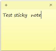 Example Sticky Note 2. Click the Start Record. 3.