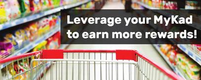 MyKad Smart Shopper - Offline Leverage your MyKad to earn more rewards! Rebate and Reward with MyKad! Shop once, earn twice!