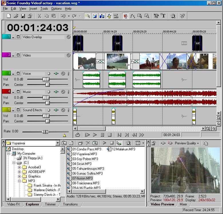 12 Overview VideoFactory is designed to be an easy-to-use program with many tools that provide power and flexibility when creating and working with multimedia files.