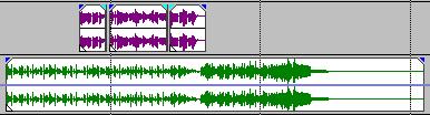 Audio track envelopes 67 Track envelopes allow you to control volume and panning aspects of a particular track. Volume envelopes automate the volume used for events on a track.
