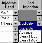 CP-8400/CP-8410: SPECIAL SAMPLING FEATURES Duplicate Injections Once you have made your selection, three new columns will appear.
