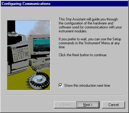 1. The first time the Star Assistant guides you through the setup of your 3800 you will get the following messages: 2.