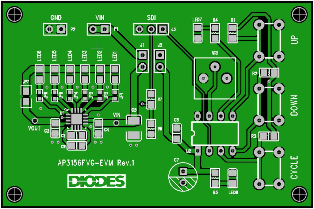 PCB Layout Top Layer Layout