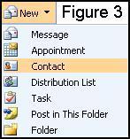 Outlook provides two ways: the Global Address Book or Contacts. The steps for adding names and email addresses are basically the same for either one.